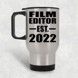 Film Editor Established EST. 2022 - Silver Travel Mug