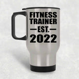 Fitness Trainer Established EST. 2022 - Silver Travel Mug