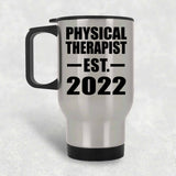Physical Therapist Established EST. 2022 - Silver Travel Mug
