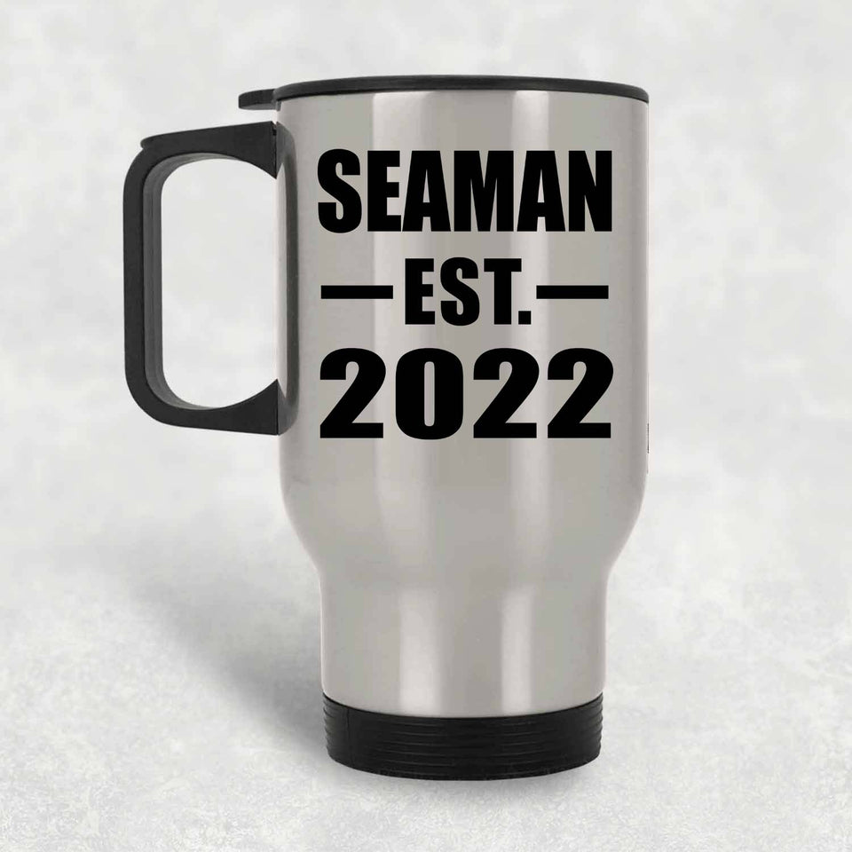 Seaman Established EST. 2022 - Silver Travel Mug