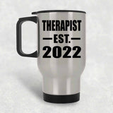 Therapist Established EST. 2022 - Silver Travel Mug