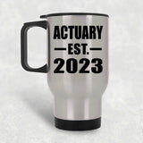 Actuary Established EST. 2023 - Silver Travel Mug