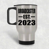 Broadcaster Established EST. 2023 - Silver Travel Mug