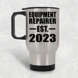 Equipment Repairer Established EST. 2023 - Silver Travel Mug