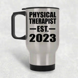 Physical Therapist Established EST. 2023 - Silver Travel Mug