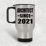 Architect Since 2021 - Silver Travel Mug