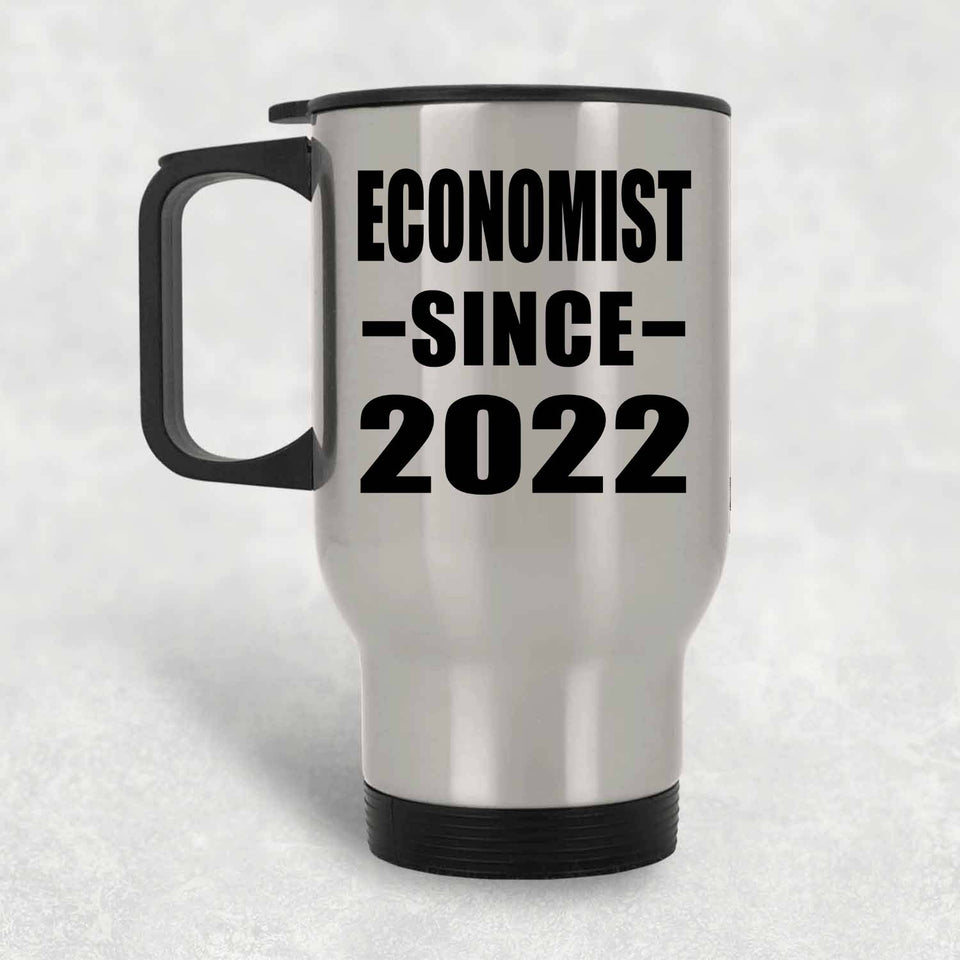 Economist Since 2022 - Silver Travel Mug