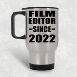 Film Editor Since 2022 - Silver Travel Mug