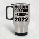 Museum Curator Since 2022 - Silver Travel Mug