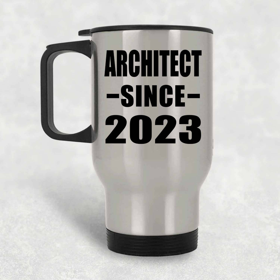 Architect Since 2023 - Silver Travel Mug