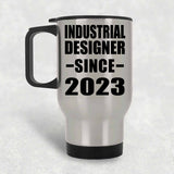 Industrial Designer Since 2023 - Silver Travel Mug