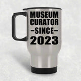 Museum Curator Since 2023 - Silver Travel Mug