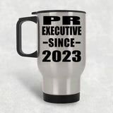 PR Executive Since 2023 - Silver Travel Mug