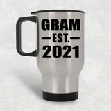 Gram Established EST. 2021 - Silver Travel Mug
