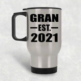 Gran Established EST. 2021 - Silver Travel Mug