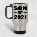 Son Established EST. 2021 - Silver Travel Mug