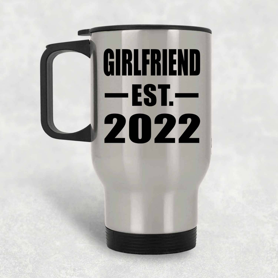 Girlfriend Established EST. 2022 - Silver Travel Mug