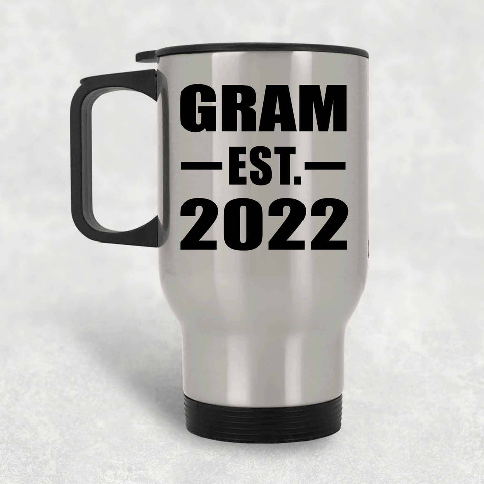 Gram Established EST. 2022 - Silver Travel Mug