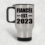 Fiancee Established EST. 2023 - Silver Travel Mug