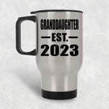 Granddaughter Established EST. 2023 - Silver Travel Mug