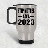 Step Mother Established EST. 2023 - Silver Travel Mug