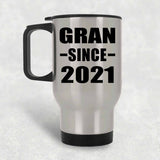 Gran Since 2021 - Silver Travel Mug