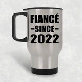 Fiance Since 2022 - Silver Travel Mug