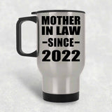 Mother In Law Since 2022 - Silver Travel Mug