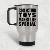 Collecting Toys Makes Life Special - Travel Mug Silver