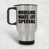 Modeling Makes Life Special - Travel Mug Silver