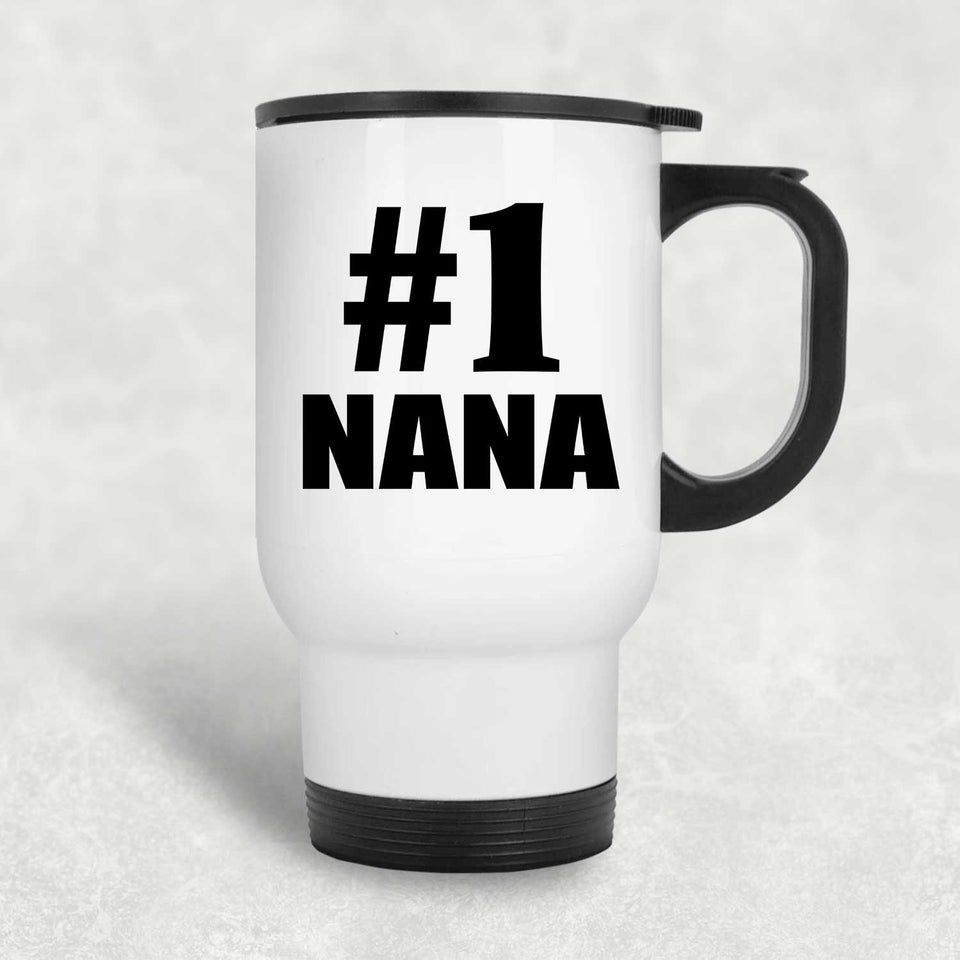 Number One #1 Nana - White Travel Mug