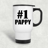 Number One #1 Pappy - White Travel Mug