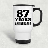 87th Anniversary 87 Years - White Travel Mug