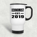 Economist Established EST. 2019 - White Travel Mug