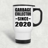 Garbage Collector Since 2020 - White Travel Mug