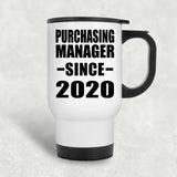 Purchasing Manager Since 2020 - White Travel Mug