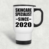 Skincare Specialist Since 2020 - White Travel Mug