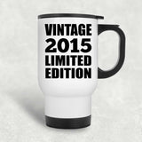 9th Birthday Vintage 2015 Limited Edition - White Travel Mug