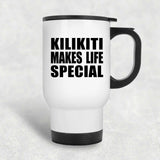 Kilikiti Makes Life Special - Travel Mug White