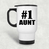 Number One #1 Aunt - White Travel Mug