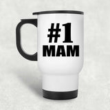 Number One #1 Mam - White Travel Mug