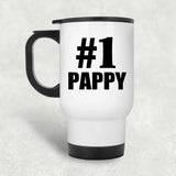 Number One #1 Pappy - White Travel Mug