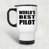World's Best Pilot - White Travel Mug