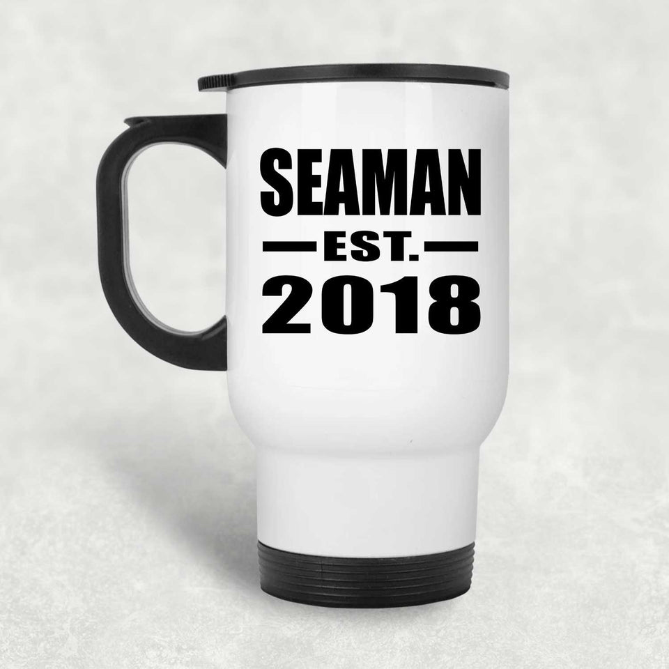 Seaman Established EST. 2018 - White Travel Mug