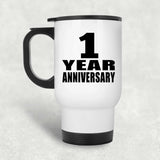 1st Anniversary 1 Year - White Travel Mug