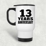 13th Anniversary 13 Years - White Travel Mug