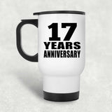 17th Anniversary 17 Years - White Travel Mug