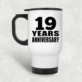 19th Anniversary 19 Years - White Travel Mug