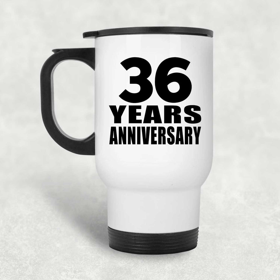 36th Anniversary 36 Years - White Travel Mug