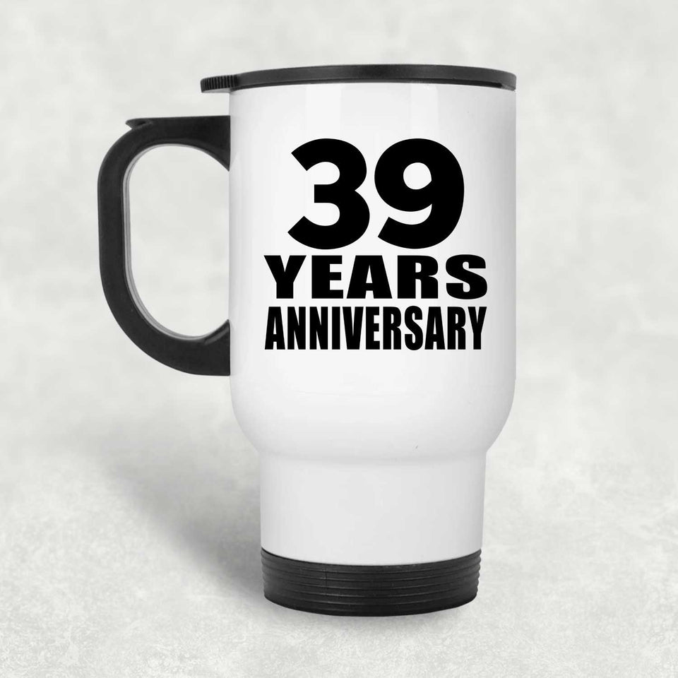 39th Anniversary 39 Years - White Travel Mug